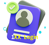 Tornar-se um membro do 1XX Login é muito simples